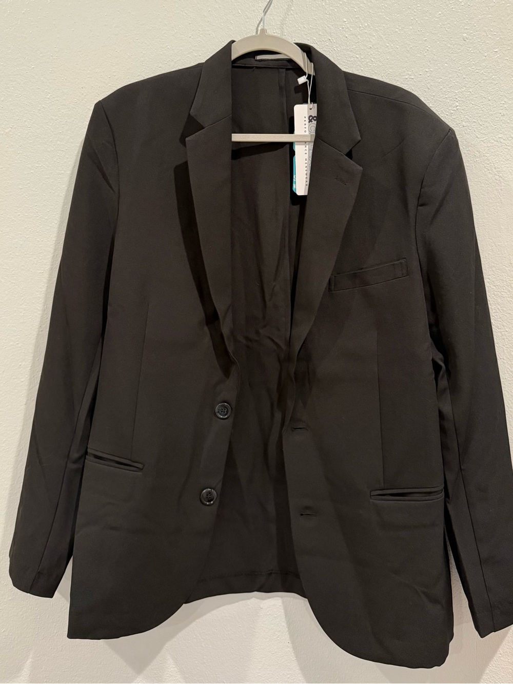 Men's Black Athletic Blazer NWT - Picture 2 of 7
